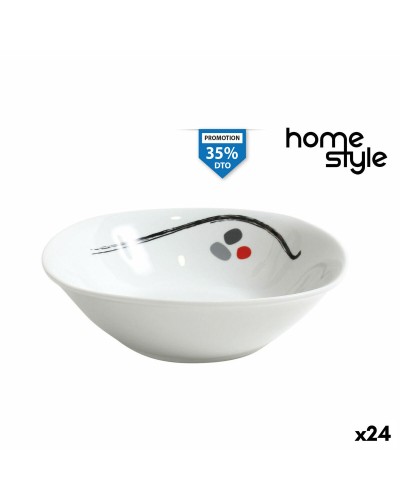 Zen&Scratch Hard Porcelain Square Plate, 22 x 22 x 6.5 cm (24 Pieces)
