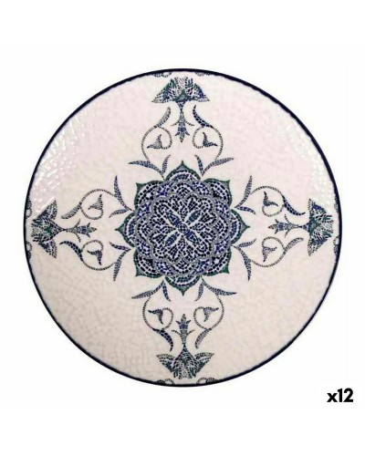 Assiette Porcelaine Rosetta La Mediterránea, Lot de 12
