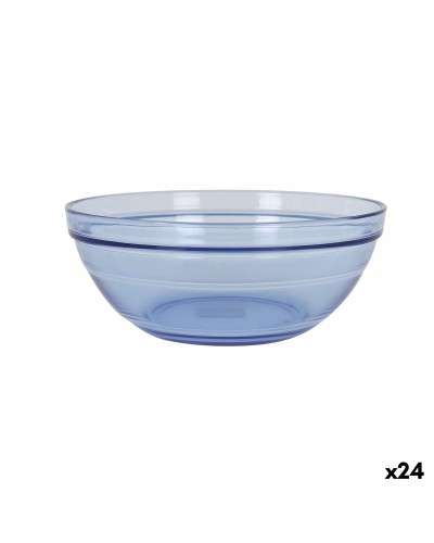 Duralex Saladier Bleu 1,6 L, Lot de 24
