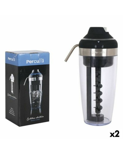 Shakers à Cocktail Électriques Percussion Bois 500 ml - 2 Unités
