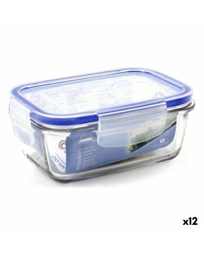 Hermetische Lunchtrommel Borgonovo 0033538 Rechthoekig 14,5 x 10 x 6 cm (12 Stuks)