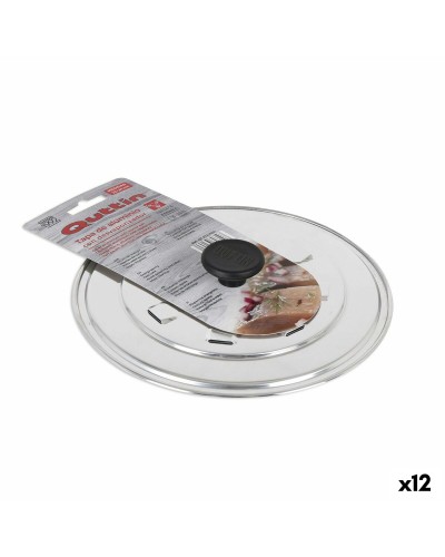Quttin Aluminium Deckel Silber für Bratpfanne Ø 24 cm (12er Pack)
