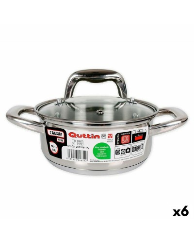 Vuoka Quttin 139494 Kannellinen Teräs Ø 16 x 7 cm (6 osaa) (16 cm) (1,5 L)