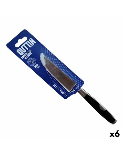 Coltello da Cucina Quttin Moare Set da 6, Acciaio Inox 2,5 mm, Lama 12 cm