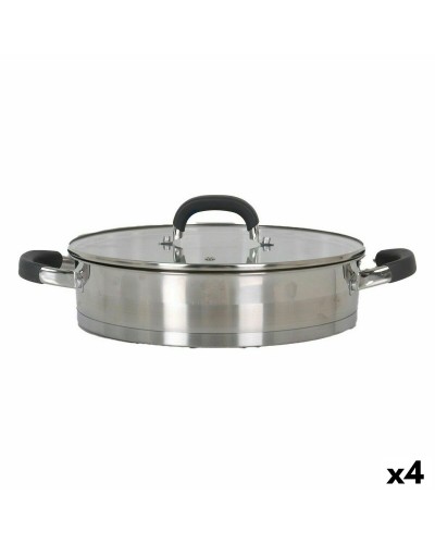 Casserole Quttin 2,2 L avec Couvercle en Verre (Ensemble de 4)
