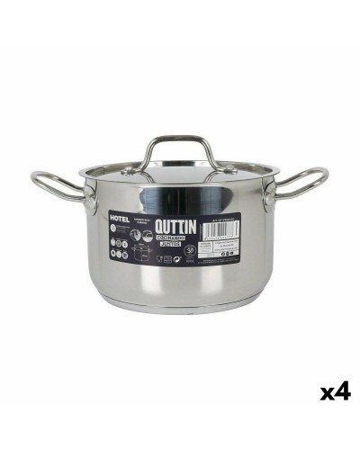 Gryta med lock Quttin Hotel Stål ø 20 x 13 cm (4 antal)