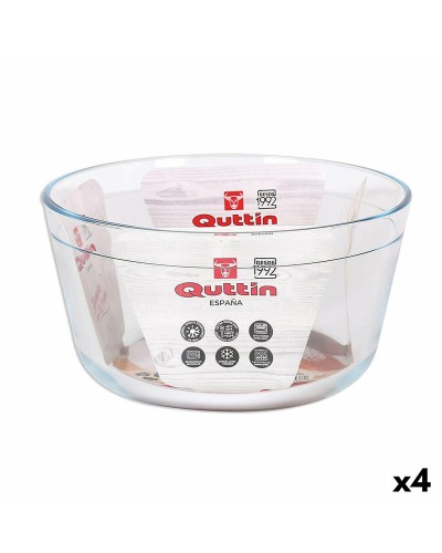 Bandeja de Horno de Cristal Quttin 2,9 L (21,5 cm) [4 Unidades]
