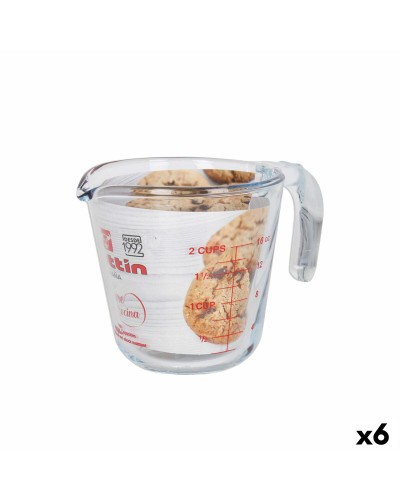 Måttkanna Quttin Transparent 500 ml Glas (6 antal)