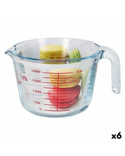 Måttkanna Quttin 1 L Glas (6 antal)