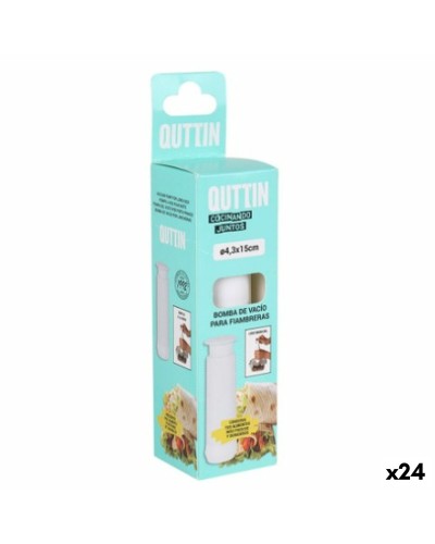 Bomba de vacío manual Quttin para conservación de alimentos (24 unidades)
