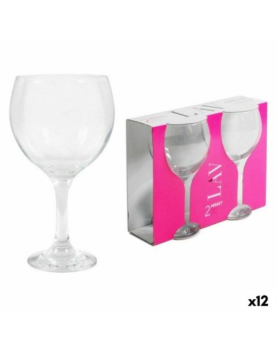 Bicchieri di Vetro LAV Misket, Capacità 645 ml, Confezione da 12