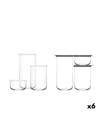 Barattoli LAV Duo: Set da 3 (6 unità), perfetti per lo stoccaggio in cucina