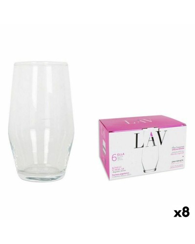 LAV Glass Set of 6 Pieces (495 ml) - Perfect for Any Occasion
