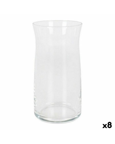 Verres LAV Vera Cristal Transparent de 8 Unités pour Servir Eau, Jus et Boissons Froides

