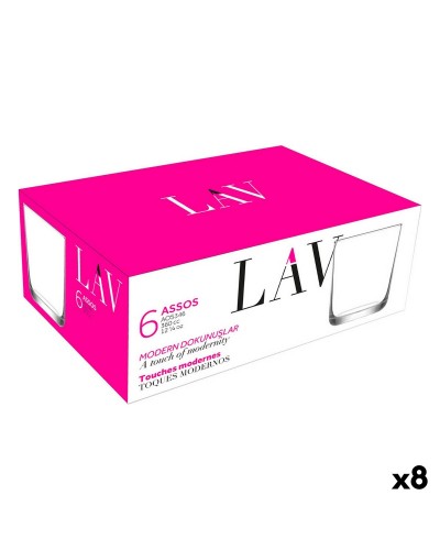 Verres LAV Assos 6 Pièces 360 ml : Parfaits pour chaque occasion.
