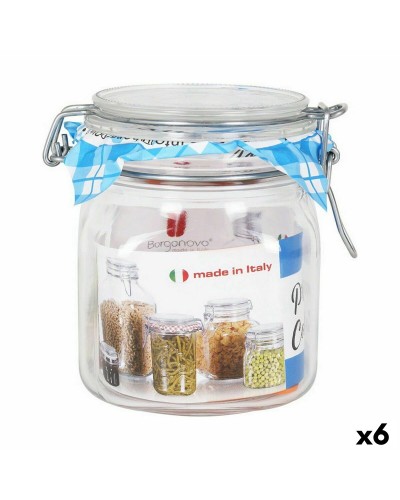 Vaso de Vidrio Borgonovo 750 ml (6 Unidades), 10 x 10 x 13 cm
