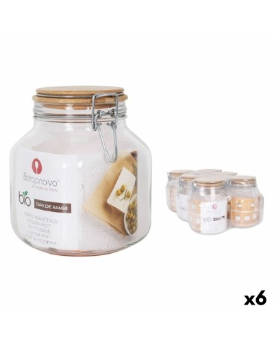 Purkki Borgonovo Primizie Bambu 1,7 L 12 x 12 x 17 cm (6 osaa)