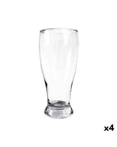 LAV Brotto Beer Glasses 565 ml, Set of 6 for a Fresh Tasting Experience
