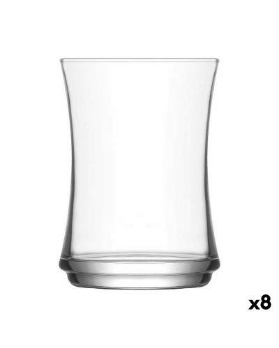 LAV Lune Gläser aus transparentem Glas, 225 ml (8er-Set)

