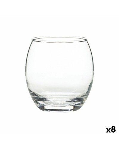 LAV Empire Water Glasses 405 ml in Clear Glass (Set of 6)

