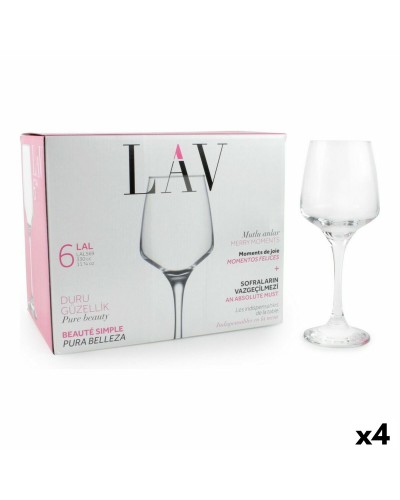 Verres LAV LV-LAL569F (6 Pièces, 4 Paquets) | Idéaux pour Boissons, Élégants et Résistants

