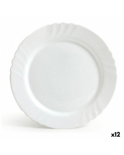 Plat rond Bormioli Ebro, lot de 12 (2,6 x 32 cm), Idéal pour la cuisson.
