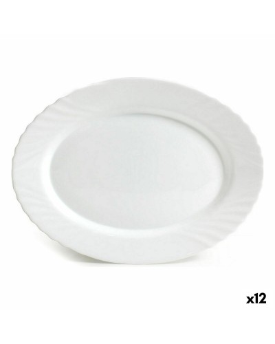 Teglia Ovale Bormioli Ebro (36 cm) per Cuoce e Servi (Confezione da 12)