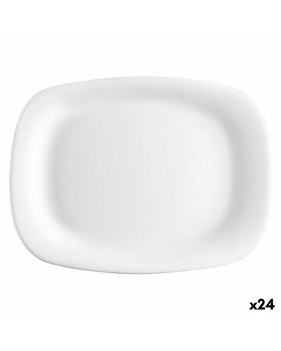 Eetbord Bormioli Parma Rechthoekig (24 Stuks) (18 x 21 cm)
