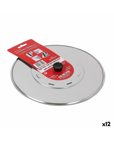 Couvercle en Verre pour Poêle VR | 30 x 30 cm | Protection Anti-Éclaboussures | Cuisson Pratique
