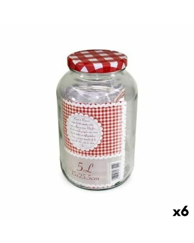 Inde Galon Multipurpose Glass Jars, Set of 6
