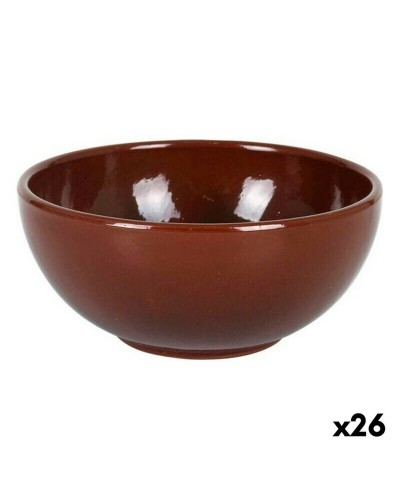 Bol de porcelana Azofra, marrón, 13,5 x 6,3 cm (juego de 26)
