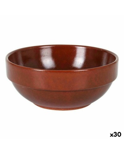 Kom Azofra Stapelbaar Bruin 13,3 x 5,5 cm (30 Stuks) (13,3 x 5,5 cm)