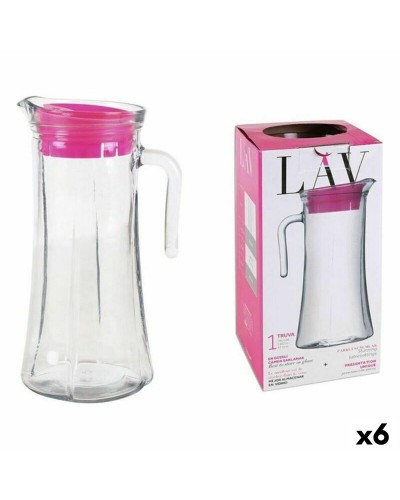 Läpinäkyvä lasikannu LAV LV-TRU140 PK0001RP (6 osaa) (1400 ml)