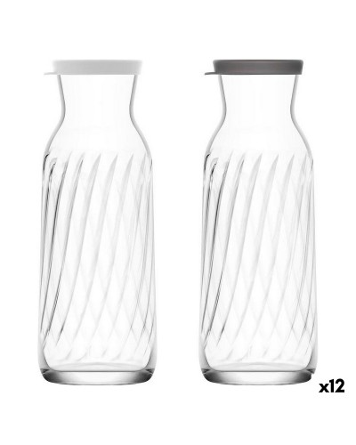 'LAV 1.2L Glass Bottle with Lid - 12 Pack'
