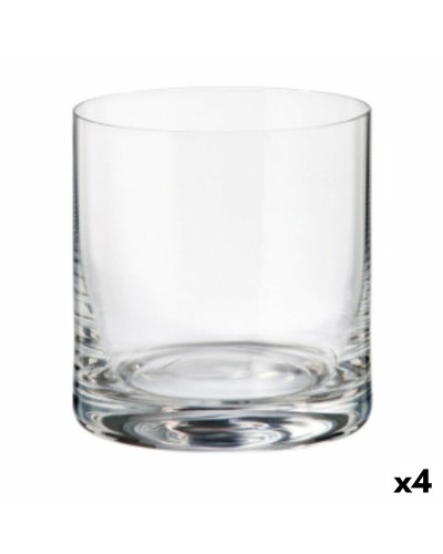 Bohemia Crystal Laia Gläser, Fassungsvermögen 410 ml, 6er-Set aus klarem Kristallglas, Ideal für Wasser und Cocktails
