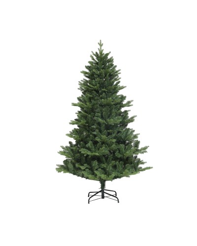  Albero di Natale Artificiale Alto 180 cm con 818 Rami e Base in Acciaio per Interni, Verde