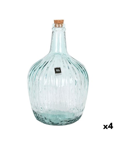 Carafe La Mediterránea Apple en Verre - 4 Litres - Idéale pour Boissons et Décorations
