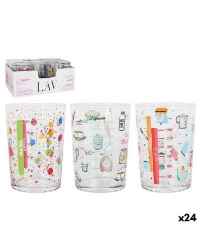 LAV Cristallo Measuring Cup 515 ml (24 Units) - Accurate Measurement for Cooking and Baking
