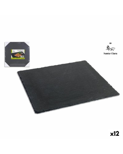 Plateau en Ardoise Alfares Santa Clara, 30 x 30 cm, 6 mm (Lot de 12)
