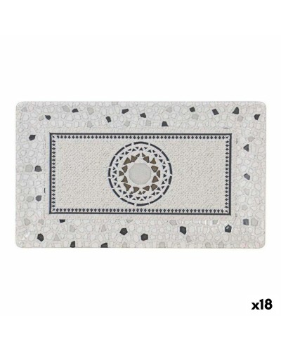 Serveerschaal La Mediterránea Barroc Rechthoekig 25 x 15 x 2 cm (18 Stuks)