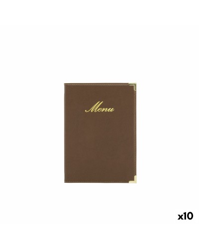 Portamenù Securit Classic | Marrone | 25x18 cm | Protezione Antimacchia