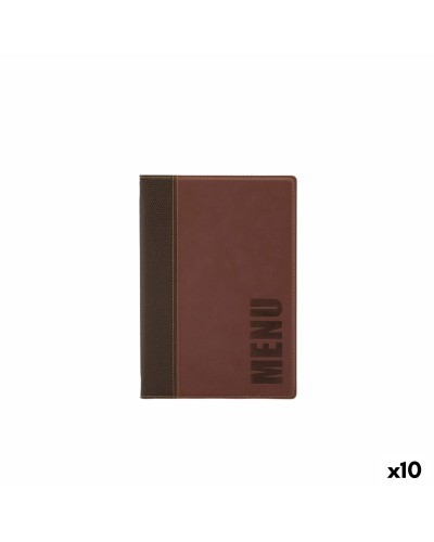 Securit Trendy Bordeaux Speisekartentasche, 25,3 x 17,7 cm, Elegant und Langlebig
