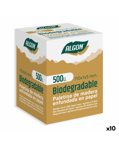 Kit de Nettoyage pour Machine à Café Algon, 10 Goupillons, Étui en Bois
