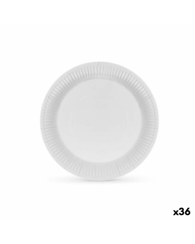 Assiettes Jetables Blanches Algon - Lot de 36
