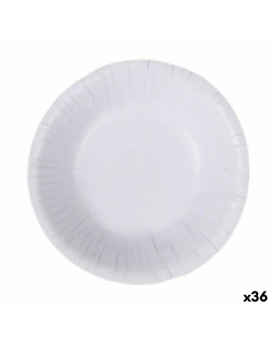 Lautassetti Algon Kertakäyttöinen Valkoinen Kartonki 450 ml (36 Osaa)