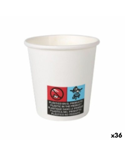 Algon Einwegbecher 80 ml (50 Stück) Weiß - Karton
