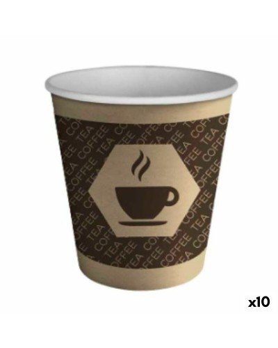 Gobelets Jetables Algon pour Café, Paquet de 10 (100 Pièces)
