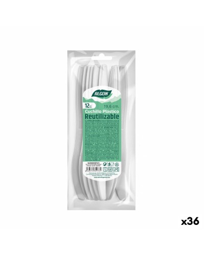 Ensemble de Couteaux Réutilisables Algon 19,6 cm (36 Unités)
