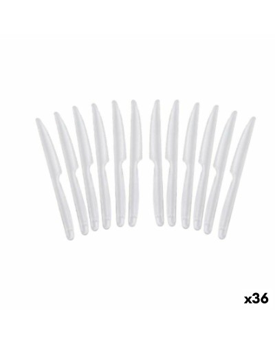 Couteaux Réutilisables Algon Transparents, Lot de 36, pour Toute Utilisation en Cuisine
