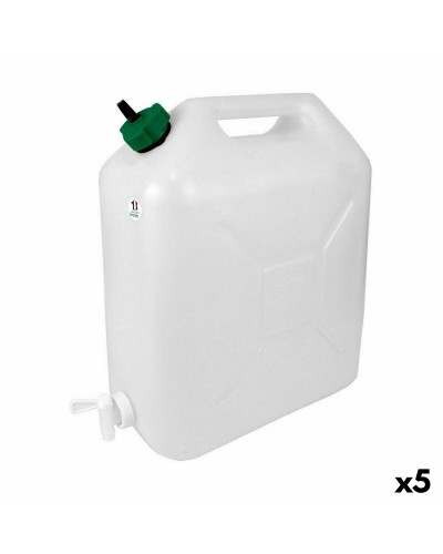 Karaf EDA Kraan Extra sterk 20 L 36 x 17 x 44 cm (5 Stuks)